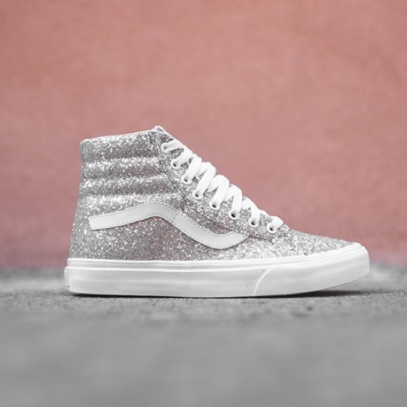 vans sk8 hi reissue glitter